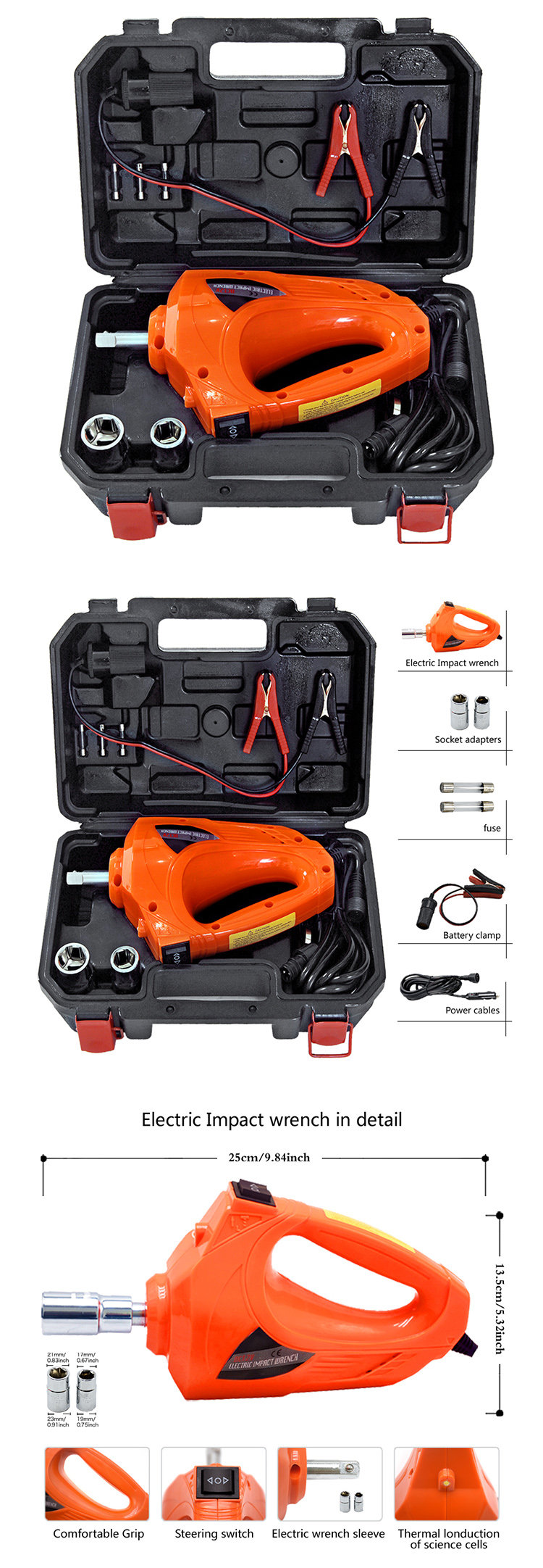Mini type battery impact wrench tool boxes automatic electric wrench