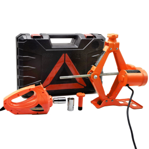 Portable 3 ton 12v electric car jack and wrench set
