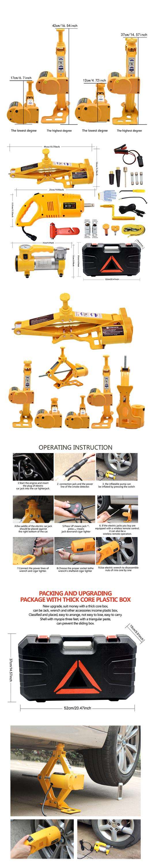 7 in one electric car jack  car jack 5ton electric