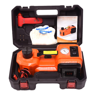 Top grade portable set for car small DC 12V 5T Multi-functional electric hydraulic floor jack