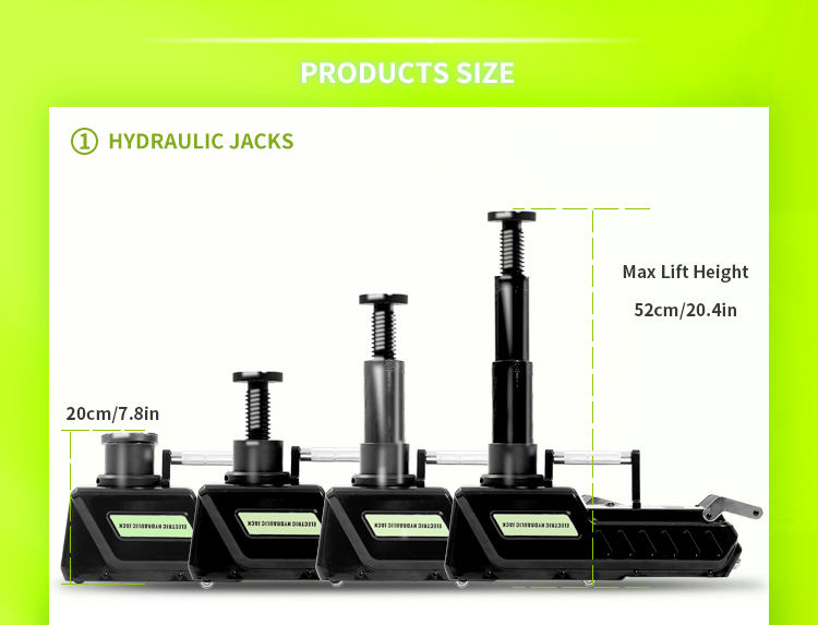 High Capacity E-HEELP ZS1015 All Metal RV Necessary 15T DC12V car engine jack automotive tools Car Jack